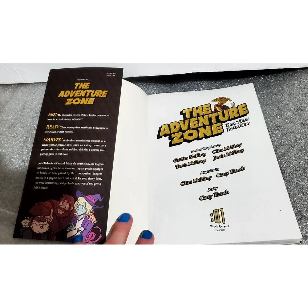 The Adventure Zone (Vol 1+2) Here There Be Gerblins, Murder Rockport Graphic Nov